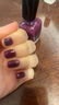 Miss Candy显白健康15ml指甲油免烤快干持久可撕拉0毒紫色美甲 葡萄冻冻MR58 实拍图