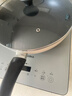 美的（Midea）不粘锅炒锅 平底电磁炉炒锅 燃气灶专用锅 明火通用炒菜锅铝合金 【电磁炉专用】奶油白+盖 28cm 实拍图