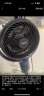 美的（Midea）【超级单品】七叶轻音立式电风扇家用柔风落地扇台式桌面小型风扇大风量节能摇头宿舍电扇 SAF30AB 实拍图