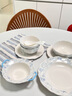 墨色新中式碗碟套装家用套装高级感餐具乔迁新居之喜礼物餐具整套22件 实拍图