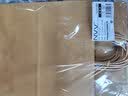 NVV牛皮纸袋手提袋中考毕业礼物礼品袋收纳袋一次性外卖饮品奶茶打包袋包装袋 25*13*27cm 20个装 实拍图