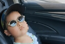 Kocotree婴儿眼镜宝宝墨镜男宝幼儿太阳镜防紫外线偏光女宝潮 砖茶棕 2.0（仅尺寸不同） 普通版：0-1岁/2.0版：1-4岁 实拍图