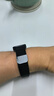毕亚兹适用华为手环8表带 华为手环9表带10/9/8代通用NFC版运动手环米兰尼斯金属磁吸手环腕带BD61-黑 实拍图