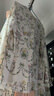 嫚熙（EMXEE）孕妇睡衣产后哺乳春秋季款月子服棉质家居服套装 晨曦庄园-两件套(不带哺乳口) XL【适合135-160斤】 实拍图