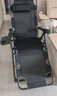 舒康优躺椅午休折叠办公室午睡椅家用阳台休闲舒适靠椅子靠背夏季午睡床 前脚8档背7档【耐用黑】 无规格 实拍图