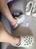 crocs卡骆驰厚底云朵洞洞鞋户外|206750 骨白色-2Y2 36/37(230mm)  实拍图