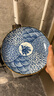 美浓烧（Mino Yaki）盘子大盘和风釉下彩餐具进口陶瓷盘创意西餐盘碟 HS-2 花祥瑞大浅盘 实拍图