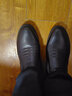 蜘蛛王 棉鞋男冬季保暖加绒靴子中老年爸爸皮鞋男 280603 黑色 41  实拍图