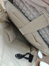 泰克森笔记本双肩电脑背包16英寸适用苹果华为14拯救者17高颜值男士女生 卡其色-360°绒毛气囊仓＋拉杆带 14/15/15.6/16英寸 实拍图