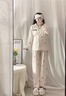 婧麒（JOYNCLEON）月子服春夏薄款孕妇睡衣怀孕棉质透气产后哺乳家居服 XL Jyz62756 实拍图