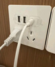 德力西（DELIXI）开关插座面板CD821系列86型45w快充插座 五孔带USB+Type-C 实拍图