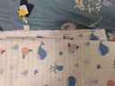 儿童浴巾纯棉透气纱布浴巾新生婴儿浴巾95*95cm粉色+蓝色*各1盒 实拍图