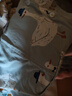 嫚熙（EMXEE）孕妇睡衣产后哺乳春秋季款月子服棉质家居服套装 嫚熙大鹅-纯棉两件套(带哺乳口) XL【适合135-160斤】 实拍图