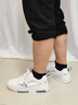 森馬男鞋2025夏季新款休闲鞋增高小白鞋子男士时尚潮流平板鞋男款轻便 Z1189白蓝 39 实拍图