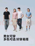 拇指白小T二代白色短袖T恤男女春夏三防纯棉白小丅打底衫上衣 白色女款 M 实拍图
