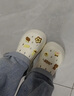 百慕倾臣洞洞鞋女款夏季2025新款防滑eva踩屎感沙滩海边包头半拖鞋女外穿 白色 38-39 正码（内长245MM） 实拍图