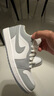 耐克NIKE篮球鞋男女同款小迪奥AJ1 JORDAN 1运动鞋DC0774-105白灰38 实拍图