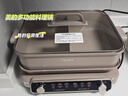 美的（Midea）钛陶0氟多功能锅电火锅不锈钢蒸锅鸳鸯火锅专用锅超薄速沸多功能一体电锅煎烤料理锅DLS332266S 实拍图