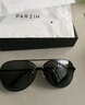 帕森（PARZIN）偏光太阳眼镜男士金属方框司机开车驾驶镜尼龙镜片潮墨镜 PZ8235 实拍图