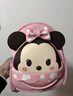 迪士尼（Disney）松松幼儿园书包中小班男女孩可爱防走失出游背包ST80082米妮粉色 实拍图