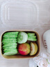 双枪（Suncha）一次性餐盒打包饭盒食品级带盖牛皮纸露营野餐水果盒 750ml*20套 实拍图
