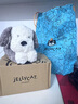 Jellycat唐布利牧羊犬动物毛绒玩偶安抚玩具狗公仔送礼娃娃生日礼物摆件 浅灰色 Medium 实拍图
