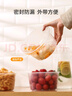 美丽雅 一次性饭盒圆形1000ml*20套打包碗食品用盒加厚带盖可微波 实拍图