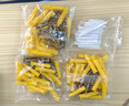 绿林60件套M8小黄鱼膨胀螺丝塑料膨胀管飞机胶塞涨固定自攻空心砖专用 实拍图