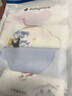 babycare婴儿洗脸毛巾小方巾超柔软纯棉口水巾棉凯米冰企鹅4条装 30*30 实拍图