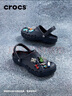 卡骆驰crocs洞洞鞋贝雅男鞋女鞋轻便耐磨一脚蹬拖鞋休闲鞋|10126 深蓝-410 41 /42(260mm) 实拍图