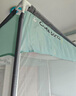 雅鹿坐床蚊帐1.5三开门家用卧室儿童防摔夏季方顶加固加密支架免安装 奈斯熊 150cm*200cm*170cm -加厚烤漆支架 实拍图