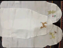 全棉时代婴儿隔汗巾纱布吸汗巾儿童宝宝纯棉垫背巾25cm*50cm，3条/袋 实拍图