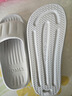 洁丽雅防臭拖鞋男士夏季2025新款居家室内浴室洗澡eva家用防滑凉拖鞋女 浅灰色【柔软舒适】 44-45 【适合43-44码】 实拍图