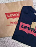 Levi's李维斯情侣美式宽松印花时尚简约舒适潮流纯棉圆领短袖T恤 藏青色 002A0-0002 M 实拍图