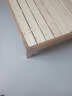 迪妃梵全实木无床头床胡桃木双人排骨架床简约床架子单人床 浅胡桃木全实木床 1.5米*1.9米 实拍图
