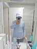 名创优品（MINISO）防晒衣男夏季新款帽子面罩一体UPF100+冰丝防晒服户外运动速干衣 【第五代升级款多波段防光老&大帽檐口罩一体】冰雾蓝 XL 180 【太阳下想晒黑都难】 实拍图