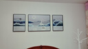 诗六艺家饰客厅装饰画北欧现代简约沙发背景墙挂画三联画大气轻奢壁画晶瓷画 家和富贵A（铝合金外框） 镶钻画左右60*80+中间120*80亮面 实拍图