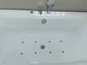 九牧（JOMOO） 浴缸家用成人小户型洗澡泡澡池浴室沐浴独立亚克力方形艺术浴缸 1.7m带花洒气泡按摩缸YR13117 实拍图