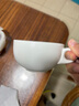 SIMELO施美乐咖啡杯套装陶瓷拉花杯拿铁杯下午茶大口径杯碟套装蓝山白 实拍图