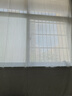 水星家纺纱帘透光不透人客厅阳台窗纱窗帘白纱穿孔款180宽×200高cm(单开) 实拍图