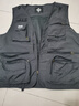 JEEP SPIRIT吉普工装马甲男士春夏季钓鱼背心机能多口袋外套男装 深灰 5XL 实拍图