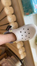 斯凯奇（Skechers）女鞋洞洞鞋凉鞋增高厚底耐磨沙滩拖鞋小怪兽包头洞洞鞋111581 白色/多彩色/WMLT 40 实拍图