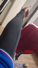 沐驰斯顿冰袖防晒袖套男女宽松套袖护手臂袖套夏季户外骑行胳膊防晒手套 黑色 1双 均码（男女通用） 实拍图