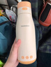 大宇无线便携式调奶器保温恒温水杯热水壶婴儿温奶外出冲泡奶神器 0.3L 【橙色】快充版 实拍图
