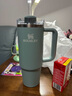 STANLEY巨无霸吸管杯水杯保温杯不锈钢杯子大容量办公车载887ML-海蓝 实拍图