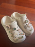 卡骆驰（crocs）男女泡芙洞洞鞋户外休闲时尚厚底一脚蹬沙滩鞋 207521-2Y2 37-38 实拍图