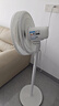 美的（Midea）【飓风节能】七叶柔风立式电风扇/家用轻音落地扇/台式小型风扇/大风力遥控定时摇头风扇 SAH35BSJ 实拍图