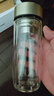 富光玻璃杯双层 带茶隔高硼硅玻璃水杯 茶水分离车载泡茶杯子男320ml 实拍图