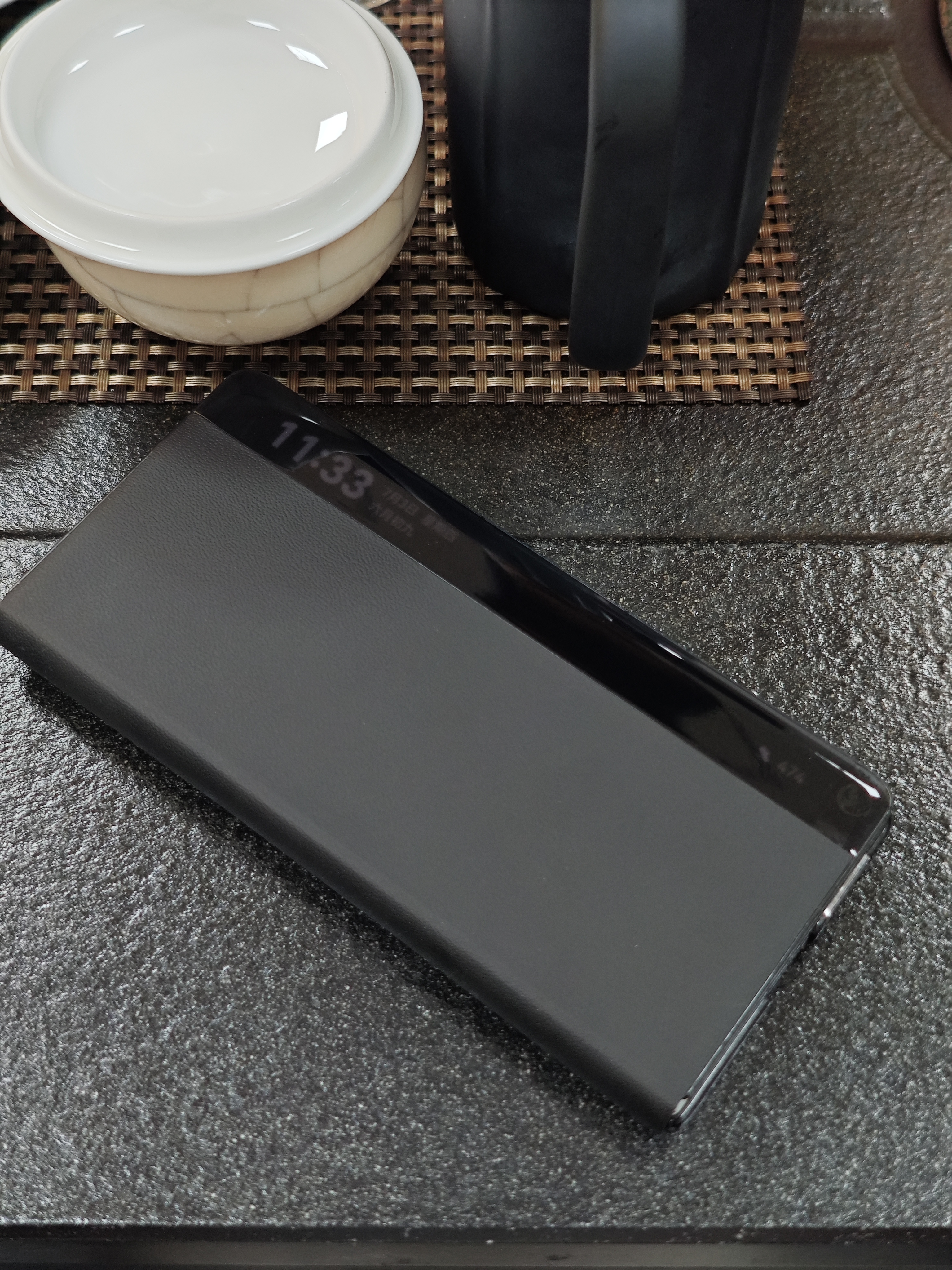至朗尼【腕带支架】适用华为x6手机壳MateX6典藏版折叠屏保护套真素皮全包防摔磁吸翻盖智能视窗男女商务 实拍图