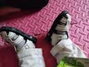 婧麒（JOYNCLEON）宝宝凉鞋叫叫鞋春夏季软底防滑男女童包头婴儿学步鞋透气室内鞋 白色 18 码(内长12厘米 脚长11.5cm) 实拍图